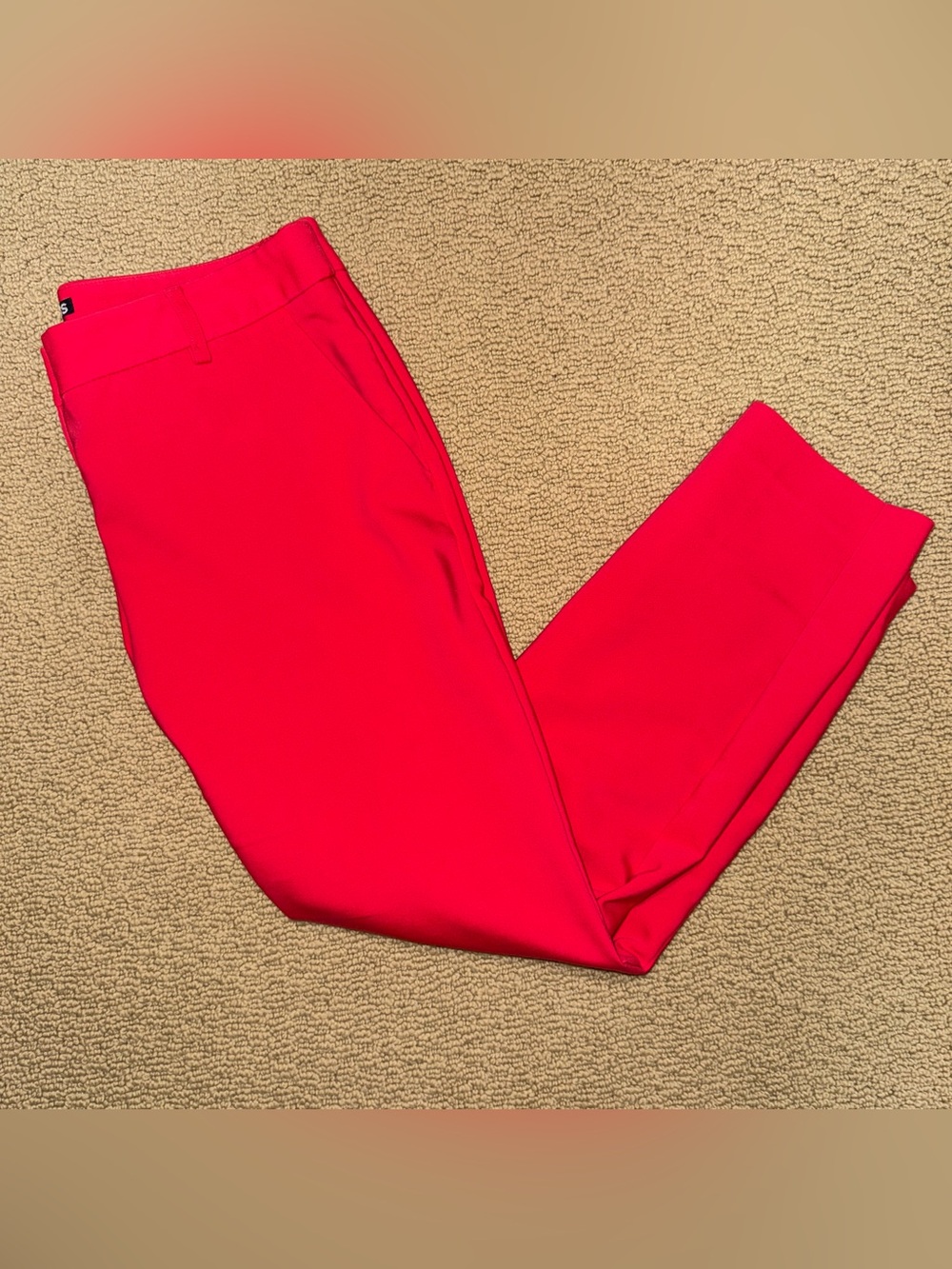 Express Columnist - Women's Crop Pants in Red